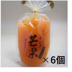 サンヨー堂　マンゴー果実ゼリー　ピューレ入り　350g×6個セット